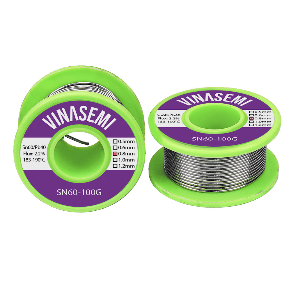 Thiếc Hàn Vinasemi 0.8 Sn60 Pb40 100G