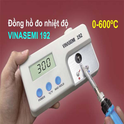 Vinasemi 192 Đồng Hồ Đo Nhiệt Độ Dùng Cho Máy Hàn, Khò Hiển Thị LCD