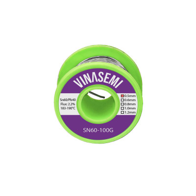 Thiếc Hàn Vinasemi 0.5 Sn60 Pb40 100G